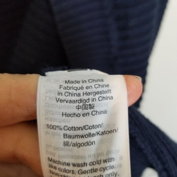 J. Crew Womens S Navy Blue Long Sleeves Open Front - Picture 7 of 8